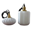 Luminária Pendente Akari Glass – Vidro Artesanal com Cabo Ajustável