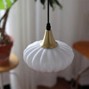 Luminária Pendente Akari Glass – Vidro Artesanal com Cabo Ajustável
