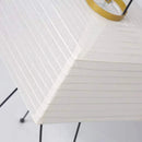 Luminária Akari Sensei – Design Japonês Minimalista, Luz Ajustável 3 Tons, Papel de Arroz e Tripé Metálico