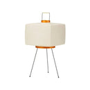 Luminária Akari Sensei – Design Japonês Minimalista, Luz Ajustável 3 Tons, Papel de Arroz e Tripé Metálico