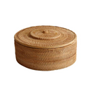 Caixa Organizadora de Rattan Shiori com Tampa | Organizador Decorativo Multiuso