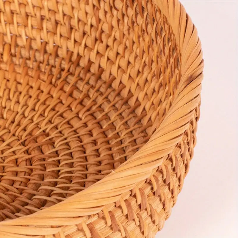 Cesta Naturalle Rattan – Conjunto Organizadores Sustentáveis (3 Tamanhos)