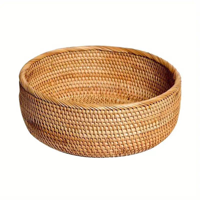 Cesta Naturalle Rattan – Conjunto Organizadores Sustentáveis (3 Tamanhos)