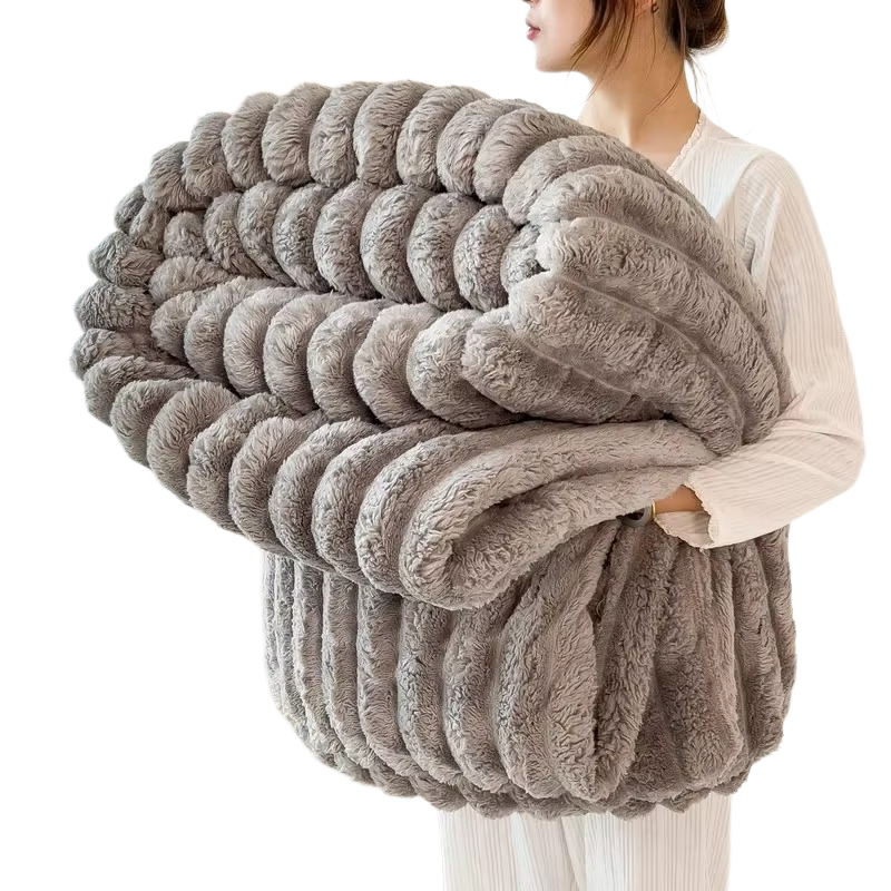 Cobertor Nagi | Manta Multifuncional Macia para Sofá, Cama e Viagens