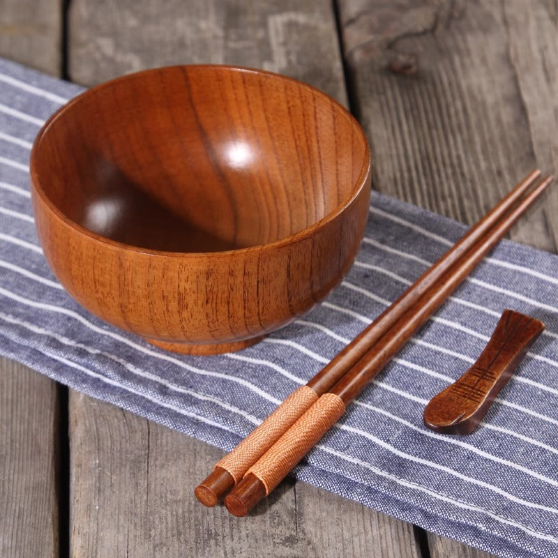 Conjunto Essência Natural – Utensílios de Madeira Jujuba