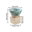 Copo Wasabi de Cerâmica 100ml - Estilo Tradicional Japonês