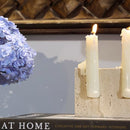 Castiçal di Mármore Lumina – Elegância Atemporal em Pedra Natural