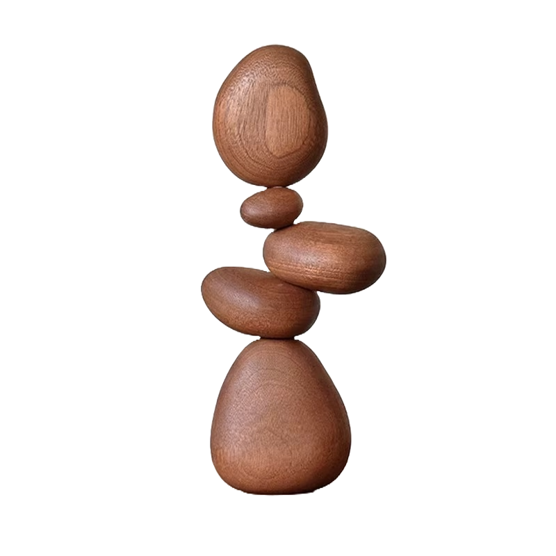 Escultura de Madeira Fjord – Equilíbrio, forma e calma em um único objeto