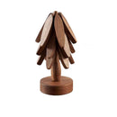 Trivet Leaf – Descanso de Panela e Porta-Copos em Madeira