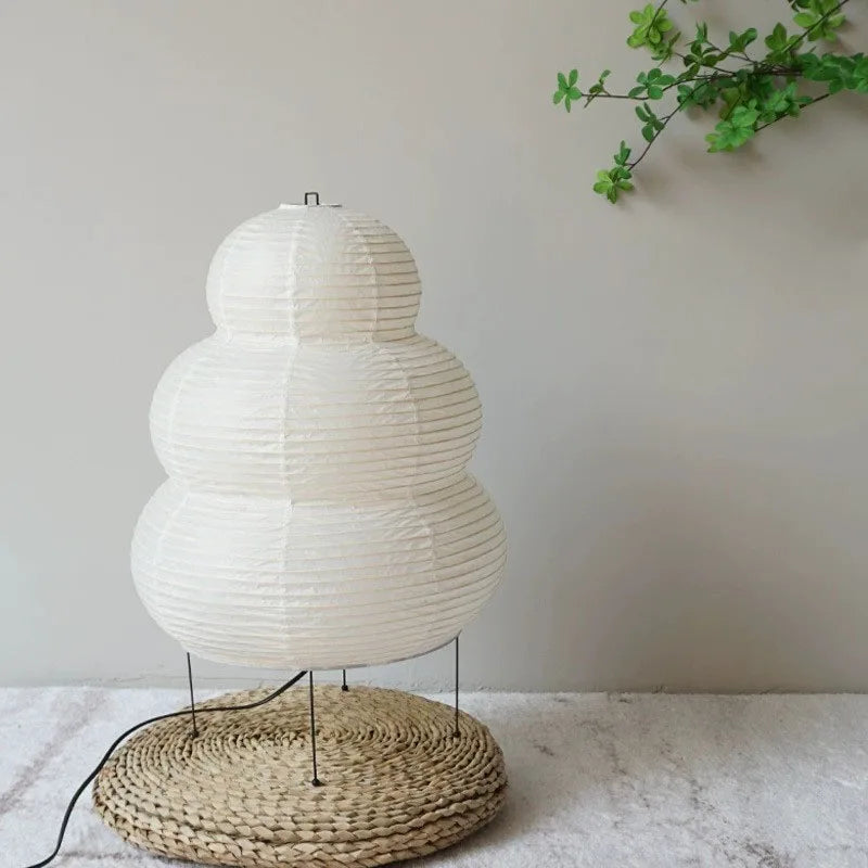 Luminária Akari Enso – Design Atemporal em Papel de Arroz