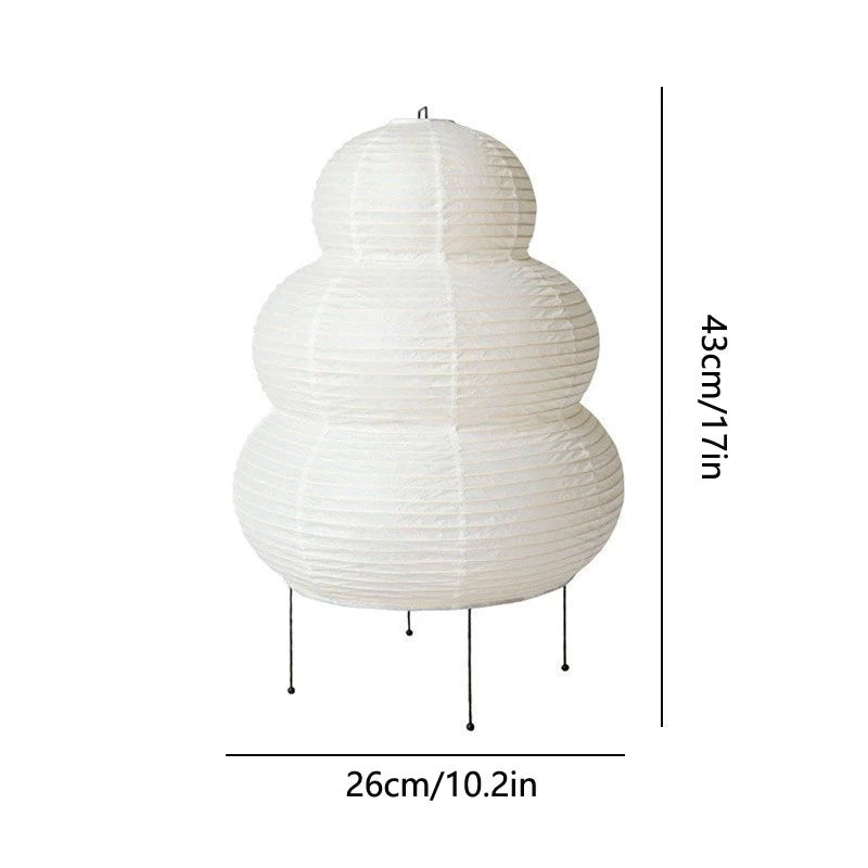 Luminária Akari Enso – Design Atemporal em Papel de Arroz