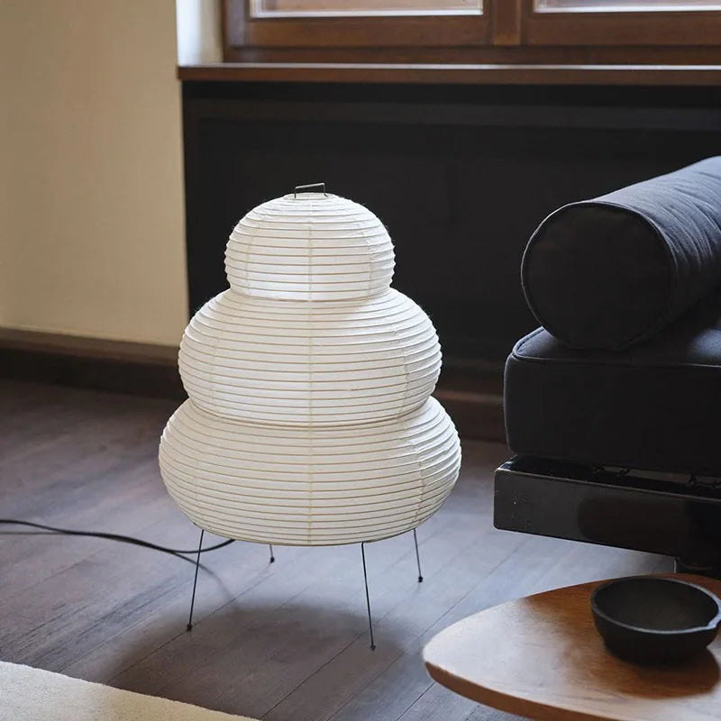 Luminária Akari Enso – Design Atemporal em Papel de Arroz