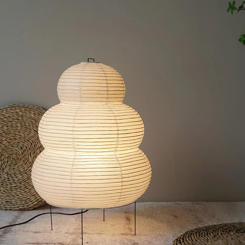 Luminária Akari Enso – Design Atemporal em Papel de Arroz