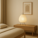 LunaAkari – Luminária de Papel de Arroz Minimalista