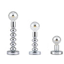 Luminária de Mesa Cromo Essence em Alumínio – Design Minimalista