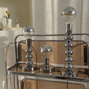 Luminária de Mesa Cromo Essence em Alumínio – Design Minimalista