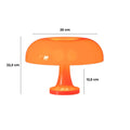 Mushroom Glow – Luminária LED USB com Ajustável Direcionável e Decoração Aconchegante