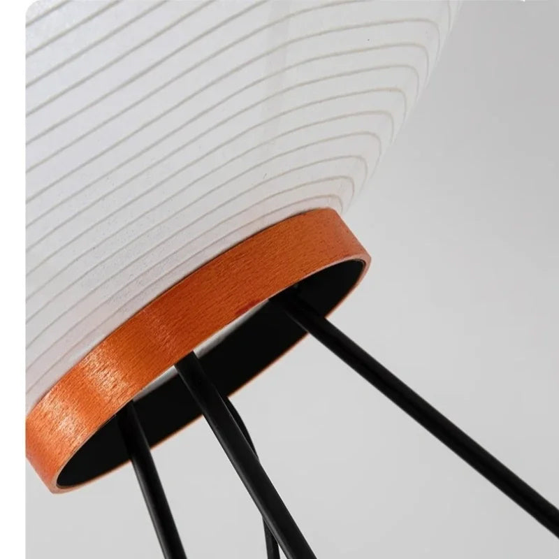 Luminária Noguchi Akari em Papel de Arroz – Design Escultural e Minimalista para Sala, Quarto ou Escritório