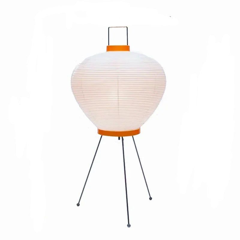 Luminária Noguchi Akari em Papel de Arroz – Design Escultural e Minimalista para Sala, Quarto ou Escritório