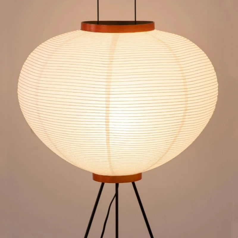 Luminária Noguchi Akari em Papel de Arroz – Design Escultural e Minimalista para Sala, Quarto ou Escritório