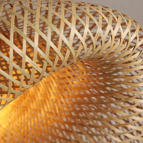 Luminária de Teto em Bambu ZenBambu | Design Japonês Minimalista – Iluminação para Qualquer Ambiente