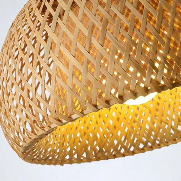Luminária de Teto em Bambu ZenBambu | Design Japonês Minimalista – Iluminação para Qualquer Ambiente