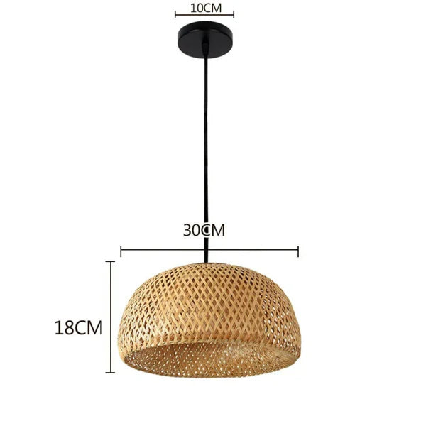 Luminária de Teto em Bambu ZenBambu | Design Japonês Minimalista – Iluminação para Qualquer Ambiente