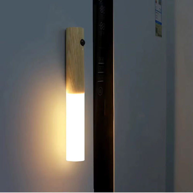 Dupla de Luminárias LED Magnéticas com Sensor de Movimento – Recarregável, Sem Fio, Ideal para Armário, Corredor e Escadas
