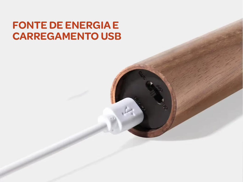 Dupla de Luminárias LED Magnéticas com Sensor de Movimento – Recarregável, Sem Fio, Ideal para Armário, Corredor e Escadas