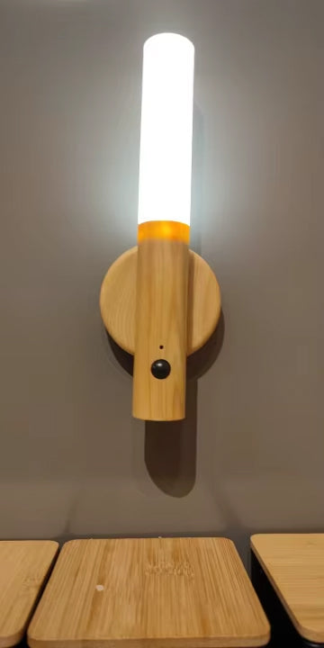 Dupla de Luminárias LED Magnéticas com Sensor de Movimento – Recarregável, Sem Fio, Ideal para Armário, Corredor e Escadas