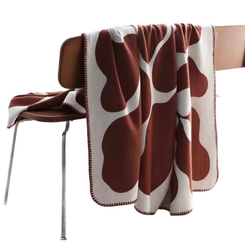 Manta Eira Jacquard 130x180cm | Decorativa para Sofá e Cama | Macia, Leve e Aconchegante
