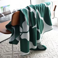 Manta Eira Jacquard 130x180cm | Decorativa para Sofá e Cama | Macia, Leve e Aconchegante