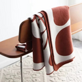 Manta Eira Jacquard 130x180cm | Decorativa para Sofá e Cama | Macia, Leve e Aconchegante