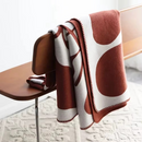 Manta Eira Jacquard 130x180cm | Decorativa para Sofá e Cama | Macia, Leve e Aconchegante