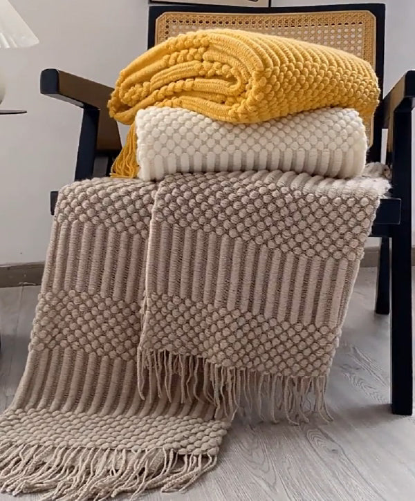 Manta Aconchego Lux – Macia, Leve e Estilo Moderno para Casa
