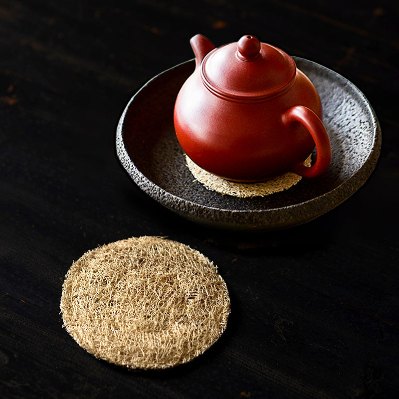 EcoCoasters – Conjunto 3 Porta-Copos Naturais Super Absorventes