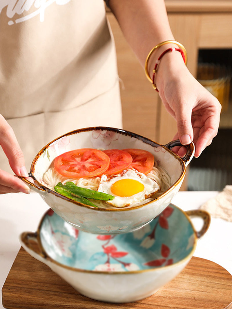 Tigela Japonesa de Cerâmica Estilo Japonês, Alta Temperatura, Uso Seguro – Perfeita para Casa, Restaurante, Chá, Presente