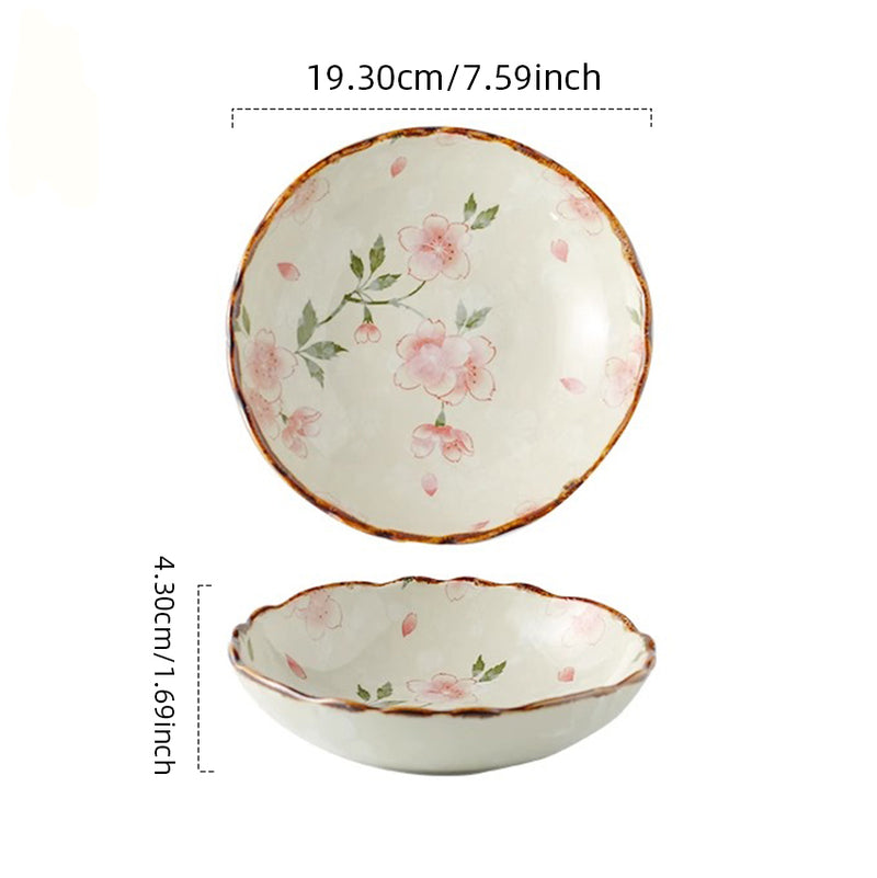 Tigela Japonesa de Cerâmica Estilo Japonês, Alta Temperatura, Uso Seguro – Perfeita para Casa, Restaurante, Chá, Presente