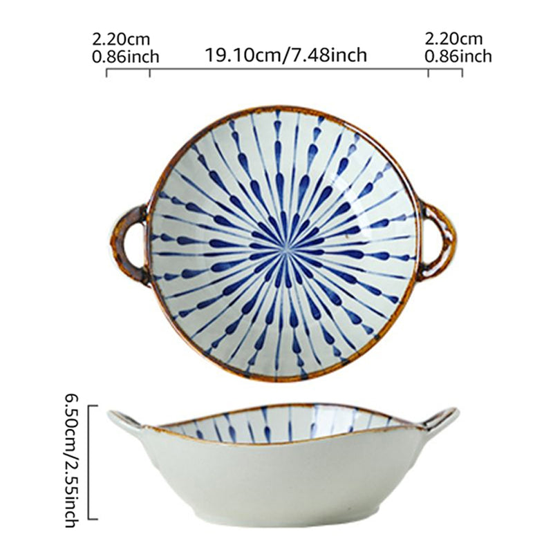 Tigela Japonesa de Cerâmica Estilo Japonês, Alta Temperatura, Uso Seguro – Perfeita para Casa, Restaurante, Chá, Presente