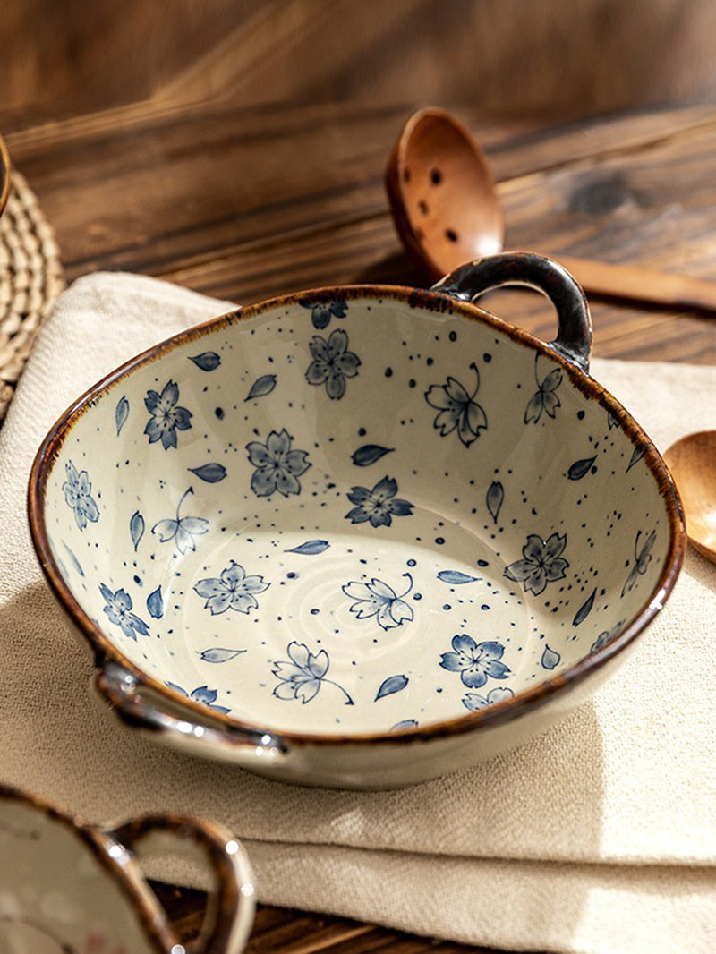 Tigela Japonesa de Cerâmica Estilo Japonês, Alta Temperatura, Uso Seguro – Perfeita para Casa, Restaurante, Chá, Presente