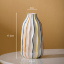 Vaso de Cerâmica Decorativo Colorido Essenza – Centro de Mesa Elegante