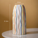 Vaso de Cerâmica Decorativo Colorido Essenza – Centro de Mesa Elegante