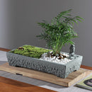 Vaso de Pedra Natural Granito – Elegância para Plantas e Decoração