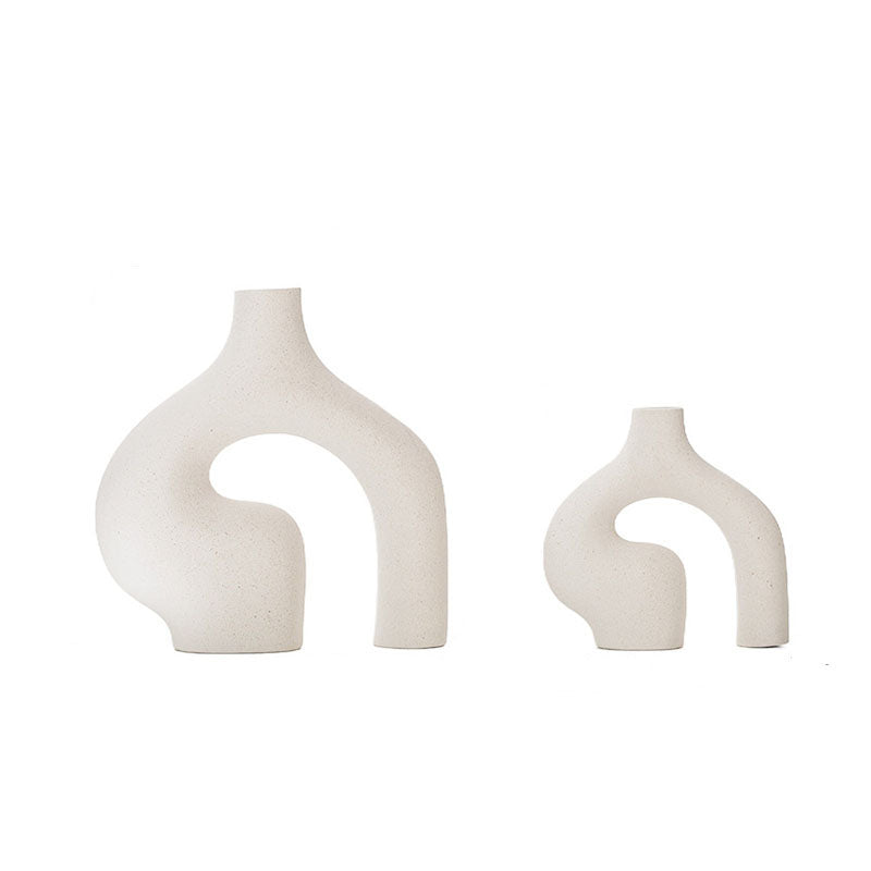 Vasos Nord Minimal – Cerâmica Decorativa Moderna em Dose Dupla